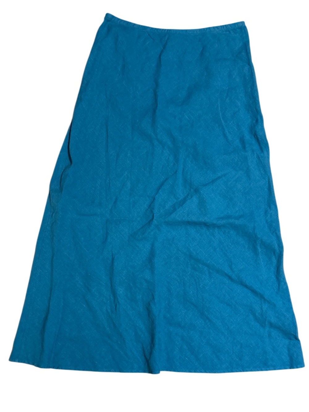 Bryn Walker Light Linen Long Bias Teal Skirt Size Medium